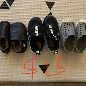 Toddler shoes 3 pairs